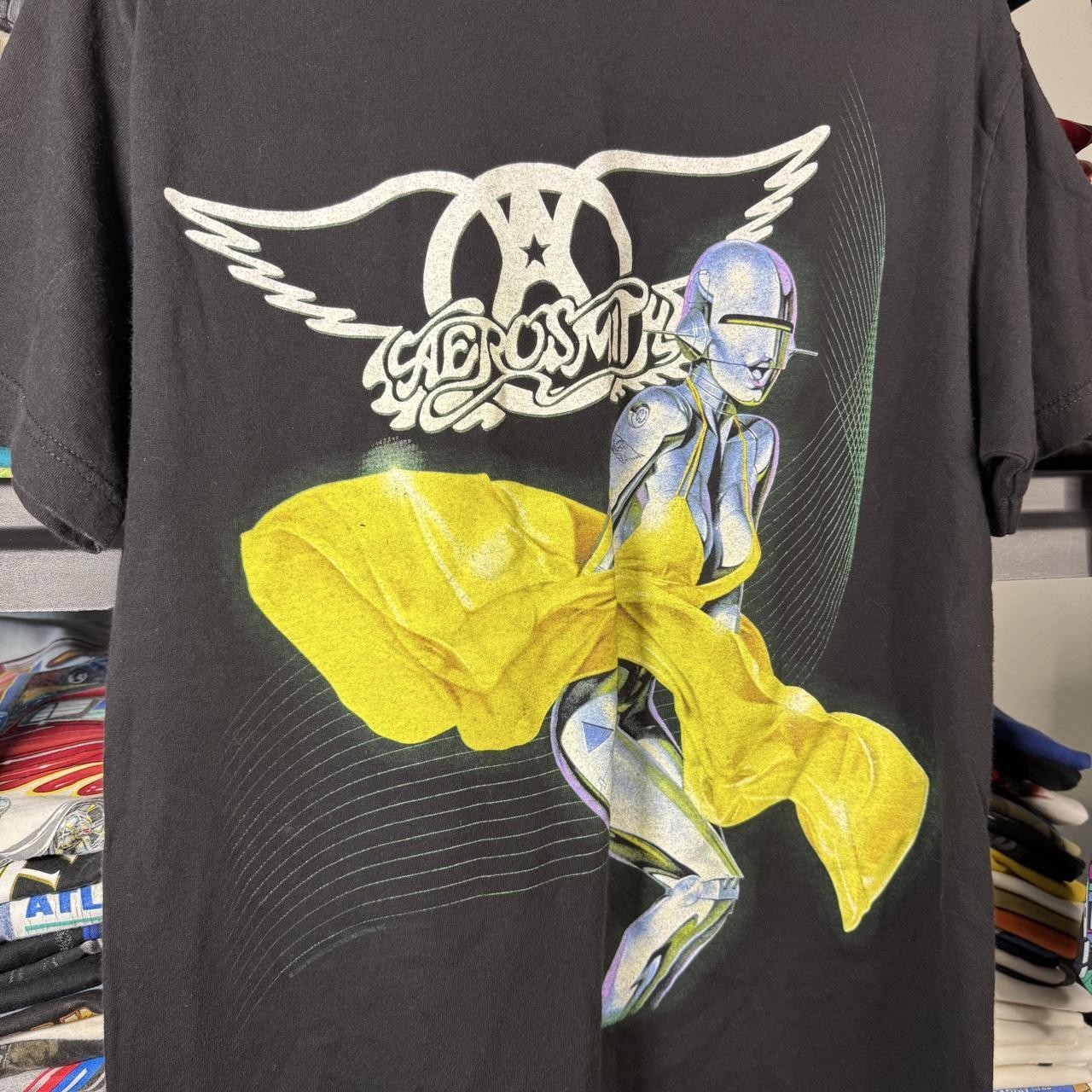 Aerosmith Hajime Sorayama Just Push Play World Tour 2001 T-Shirt Size M