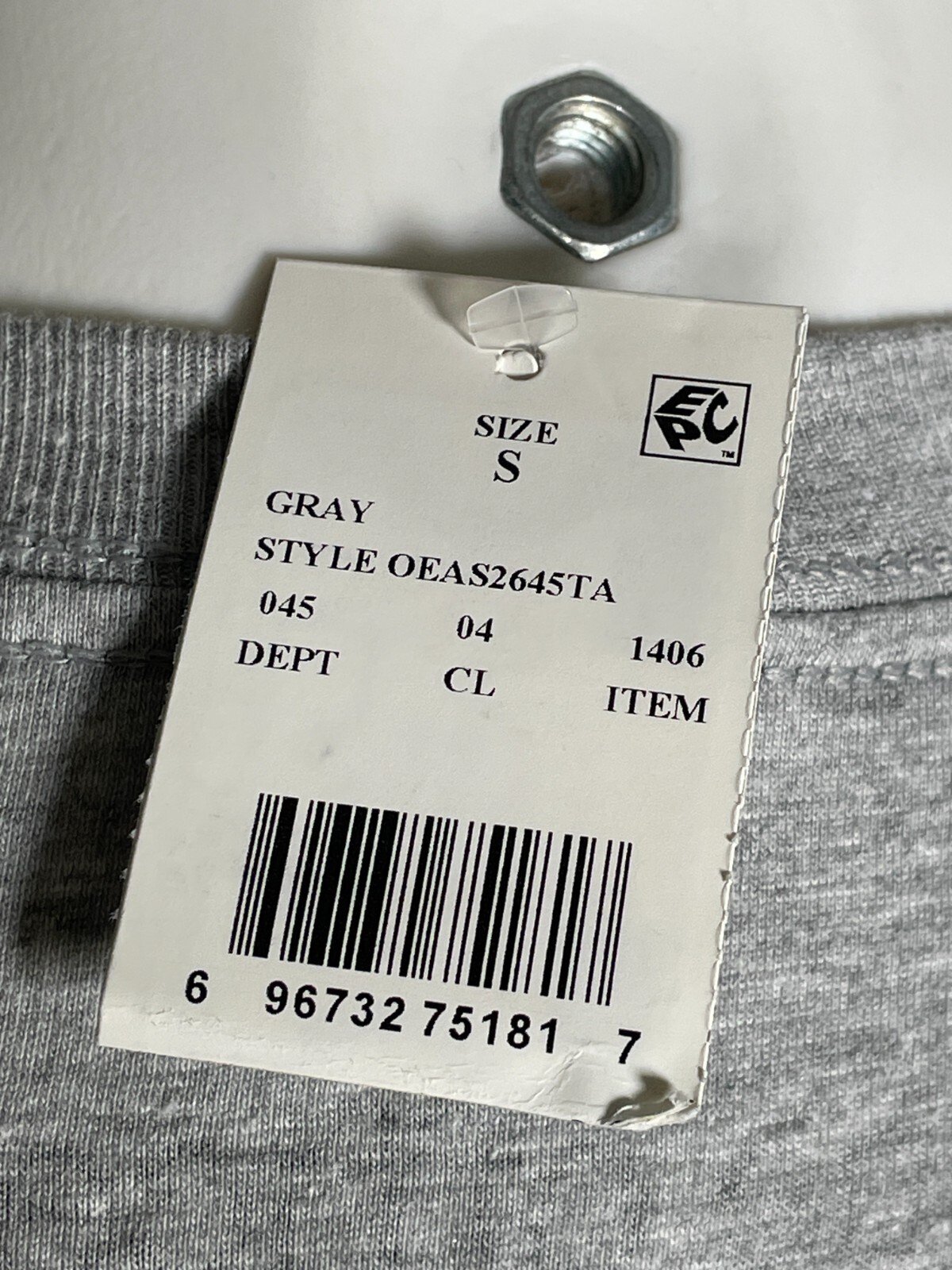 The Office Dwight Schrute “False” Official Gray T-Shirt Men’s SMALL NWT