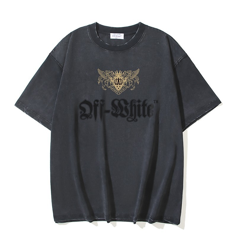 Off White T-Shirt Black S-M-L-XL
