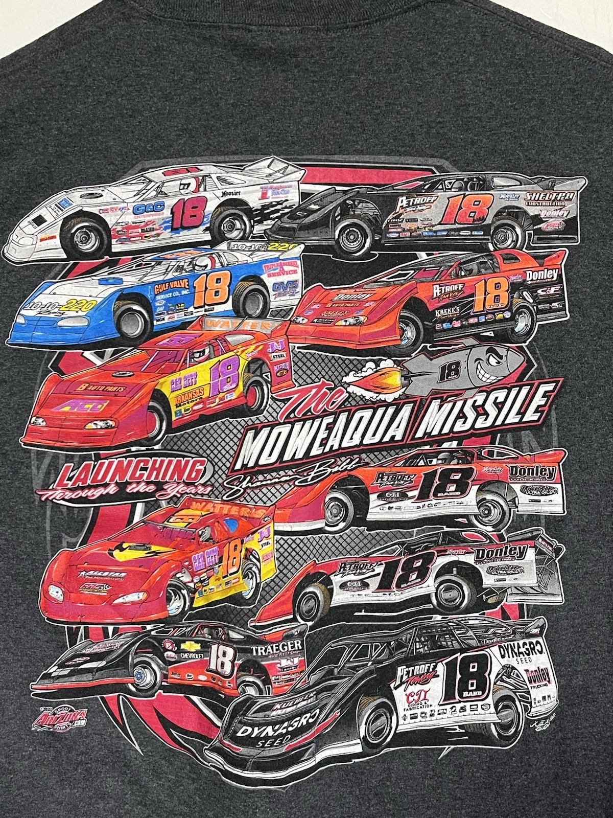 Shannon Babb #18 Mowequa Missile “Through The Years” 2021 Vintage T Shirt Size L