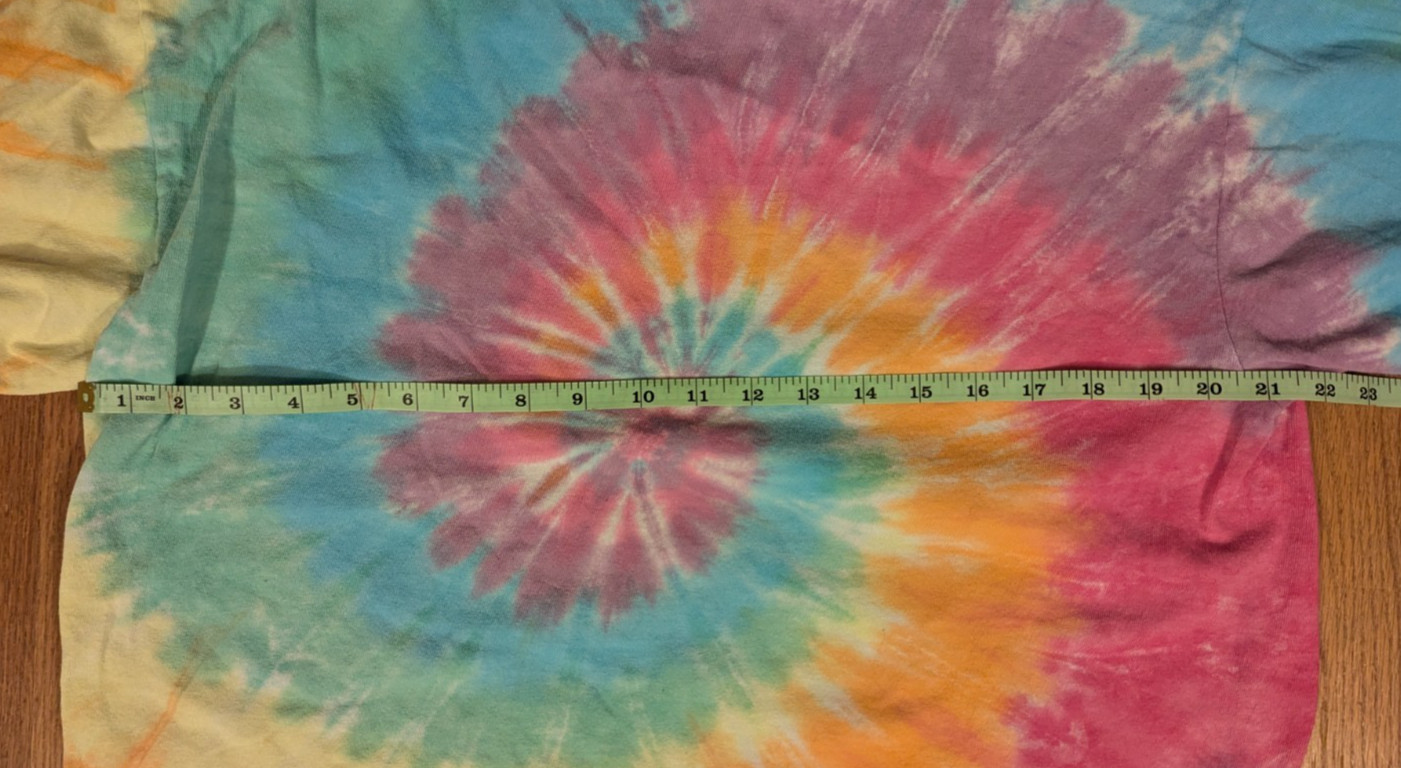 Grateful Dead DANCING BEARS Liquid Blue Tie Dye T Shirt Large