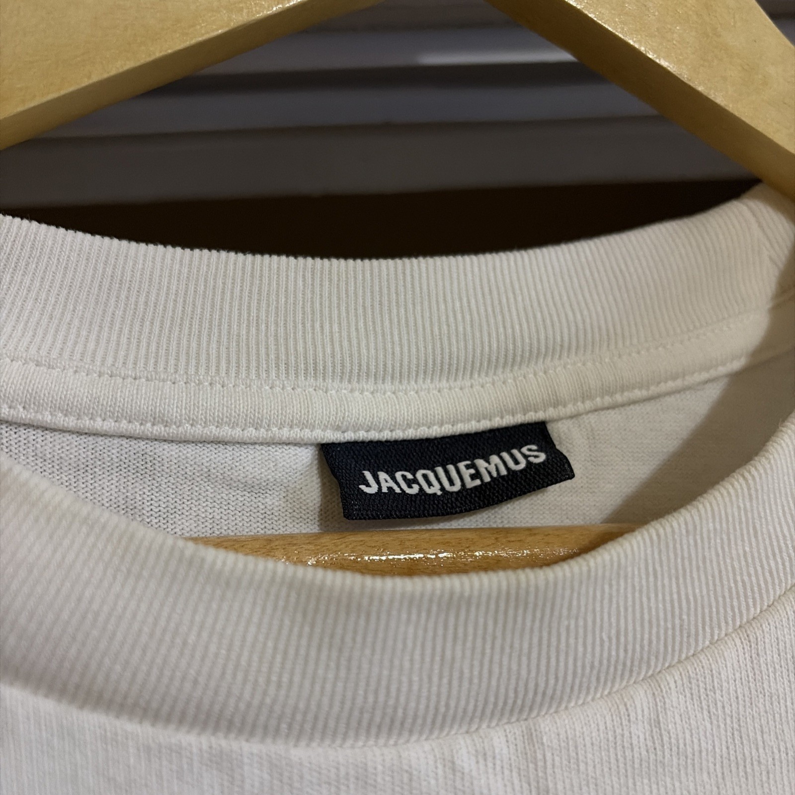 Jacquemus t-shirt Bonne nuit Jacques Embroided Size M 100% cotton