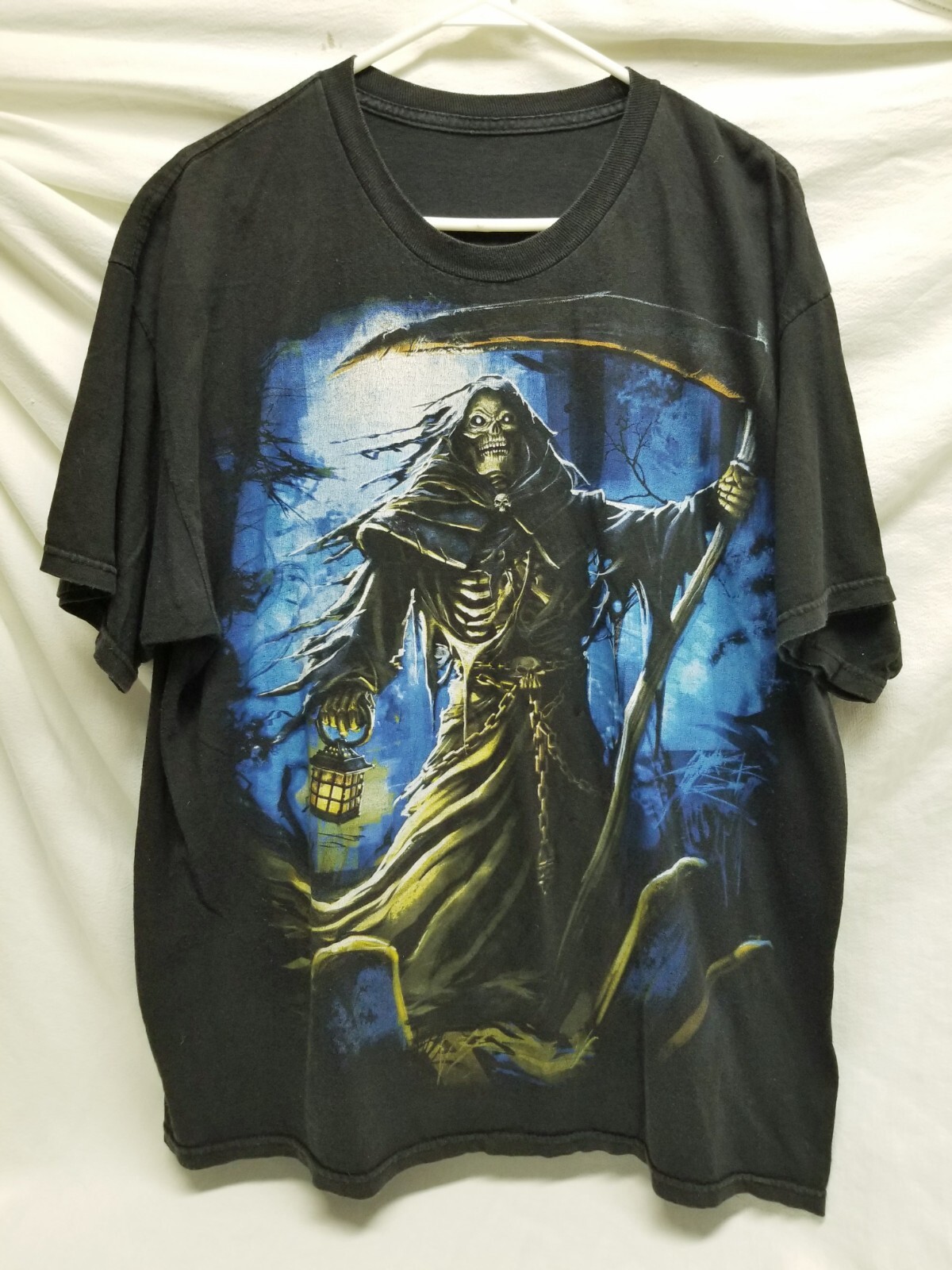 Grim Reaper T Shirt See Pics For Measurements Big Print