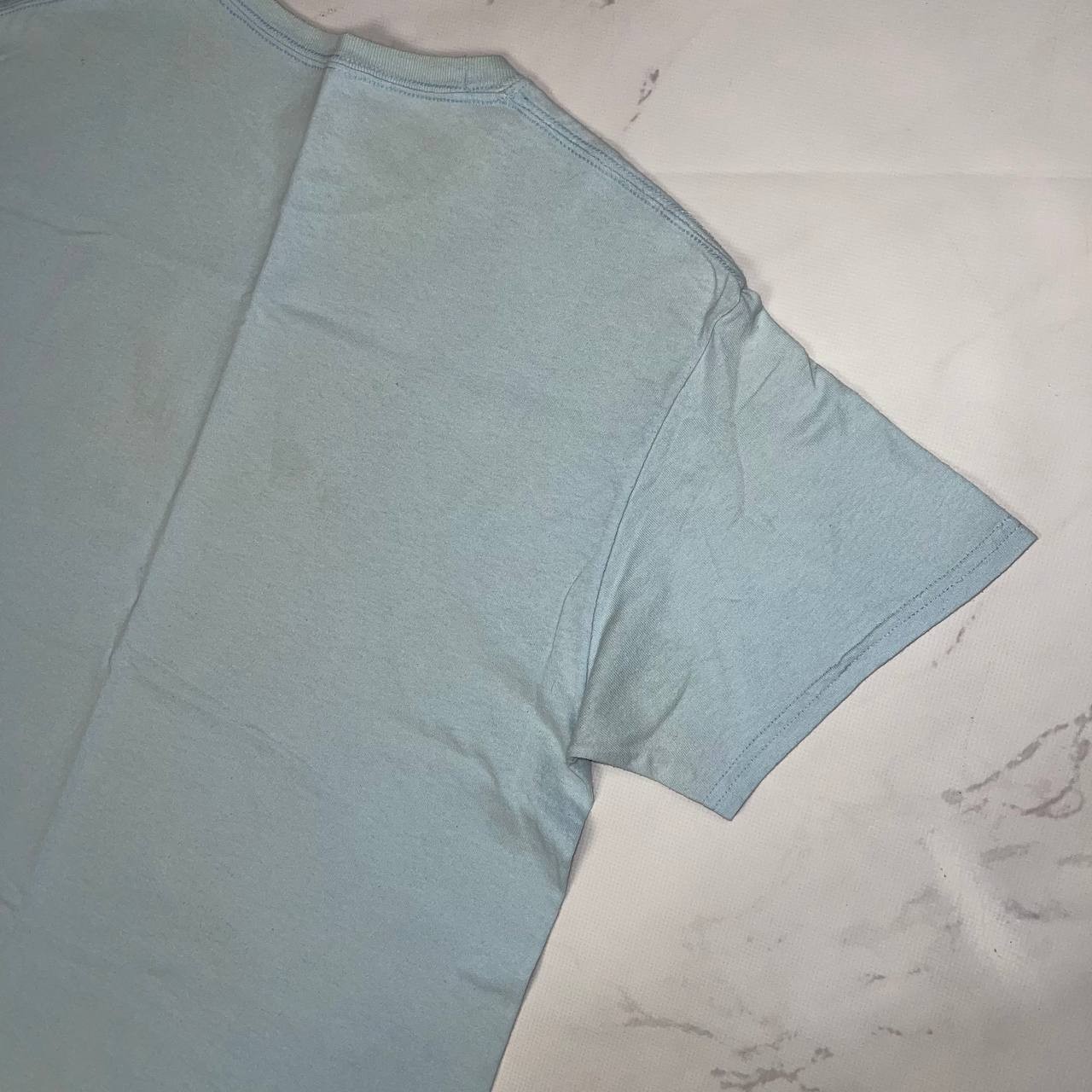 Vintage T-shirt Oasis Classic Band Logo Blue Size M Y2K Casual tee