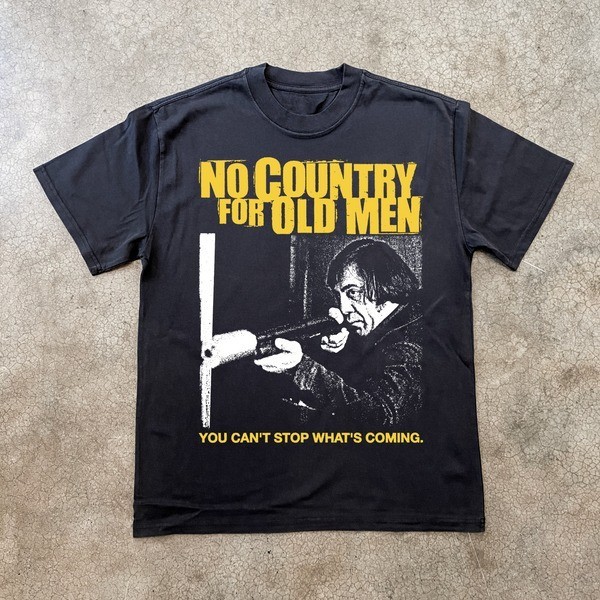 RETRO NO COUNTRY FOR OLD MEN T-SHIRT S-5XL