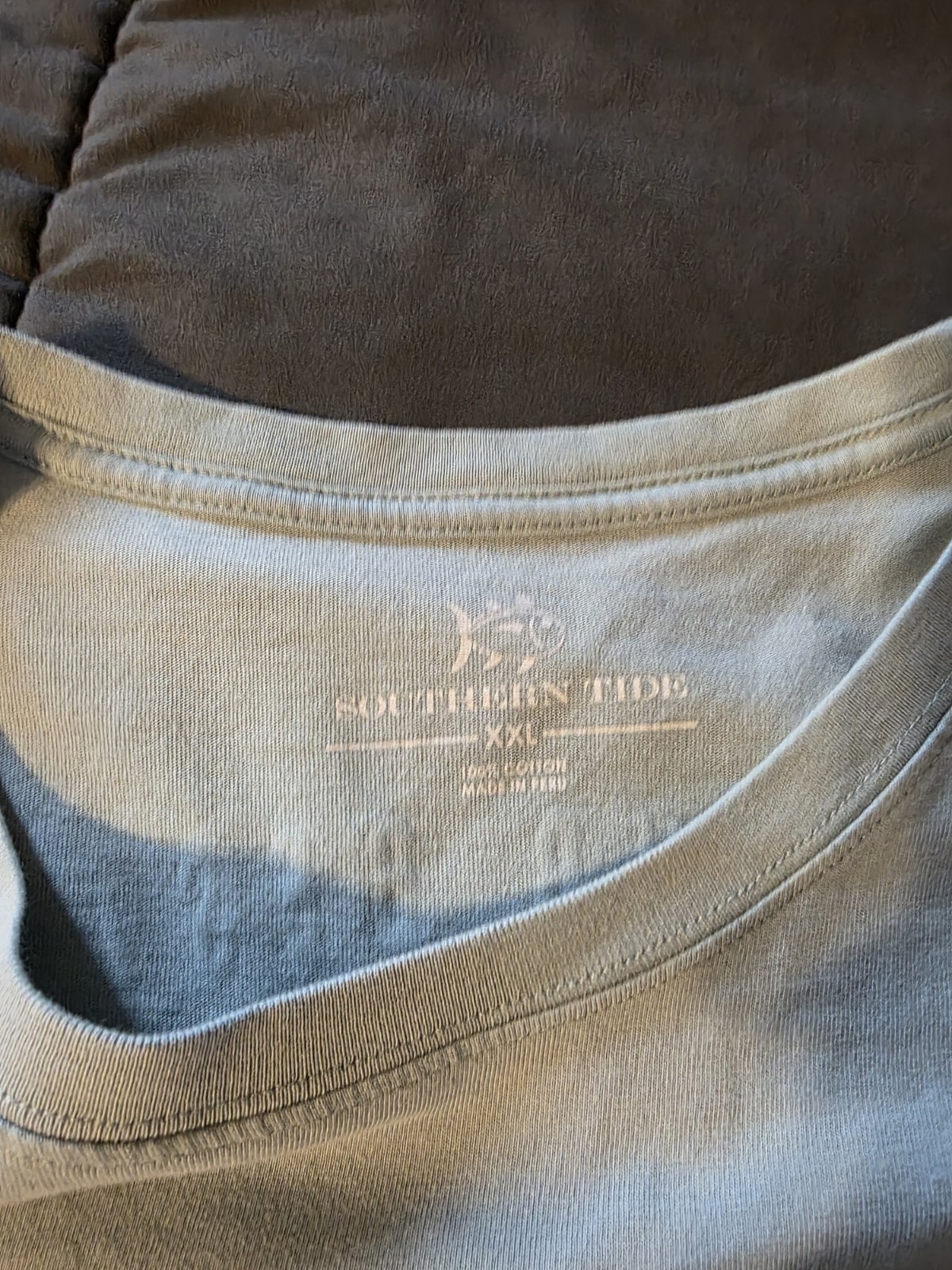 Southern Tide Men’s XXL Blue Graphic Pocket Logo Crew Neck Short Sleeve Tee