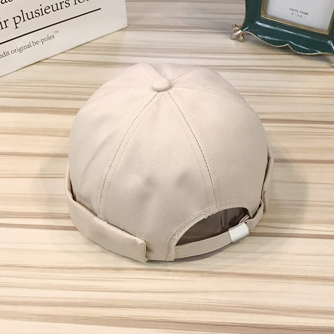 Adjustable Cotton Brimless Docker Cap Street Sailor Skullcap Beanie Hat