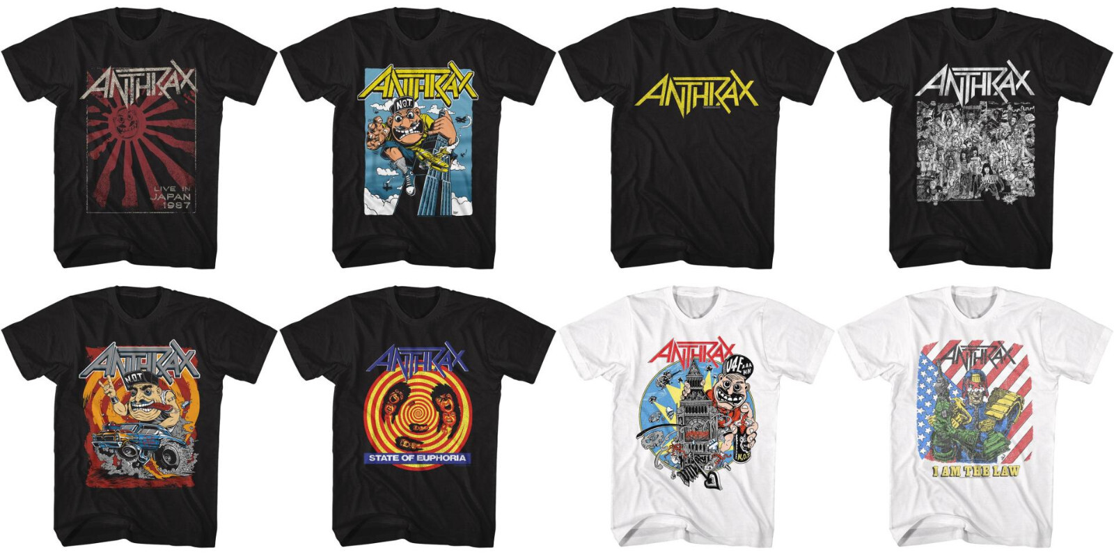 Pre-Sell Anthrax Music Licensed T-Shirt