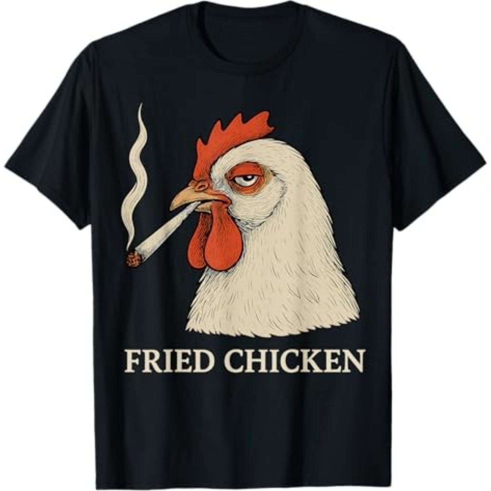 Fried Chicken Smoking Joint Funny T-Shirt