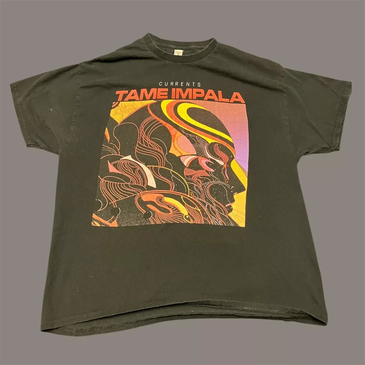 Tame Impala Currents Album Vintage Military Green T-shirt S-4XL