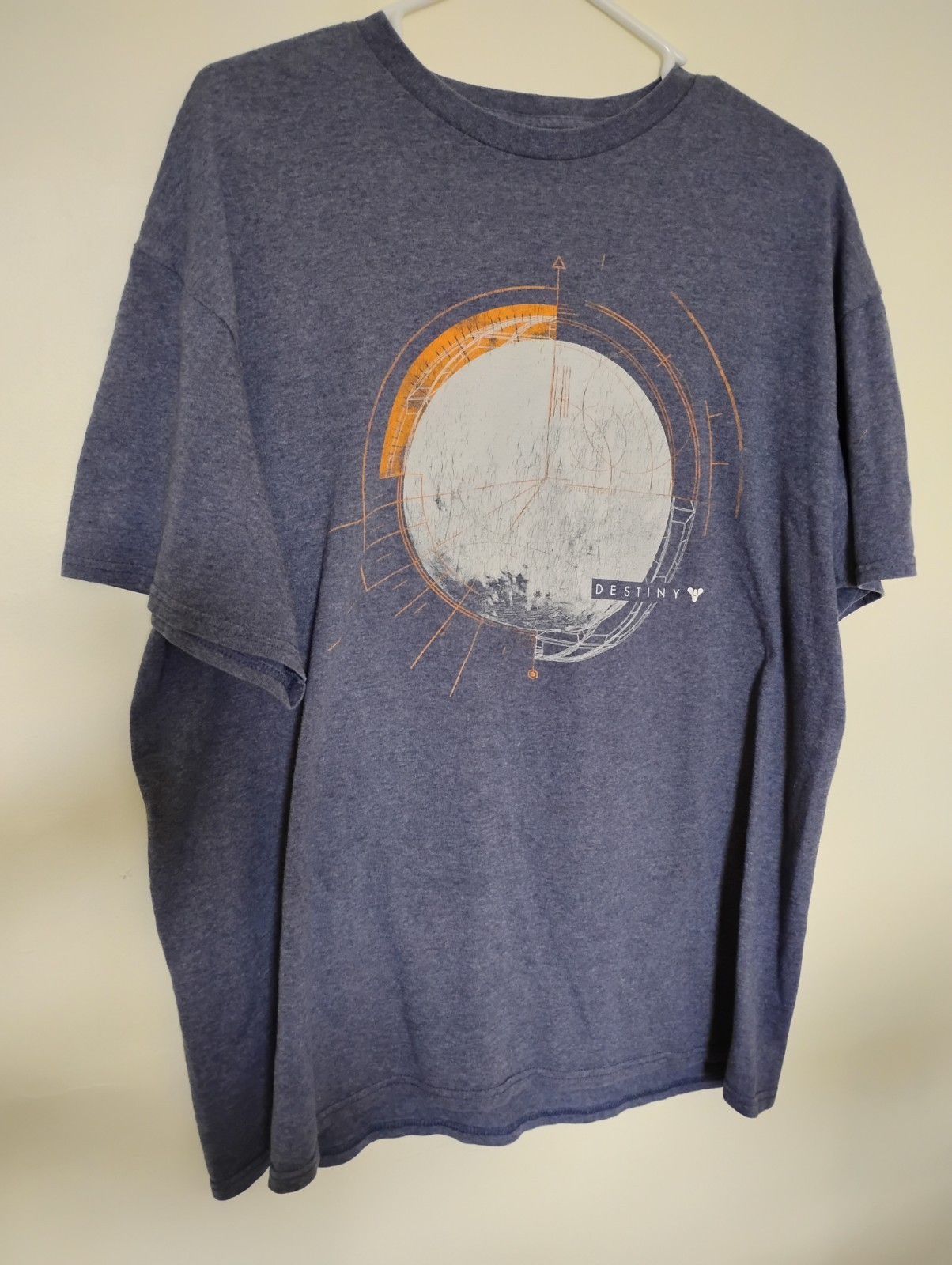 Bungie Destiny Videogame T-Shirt Men’s XL Blue White Orange