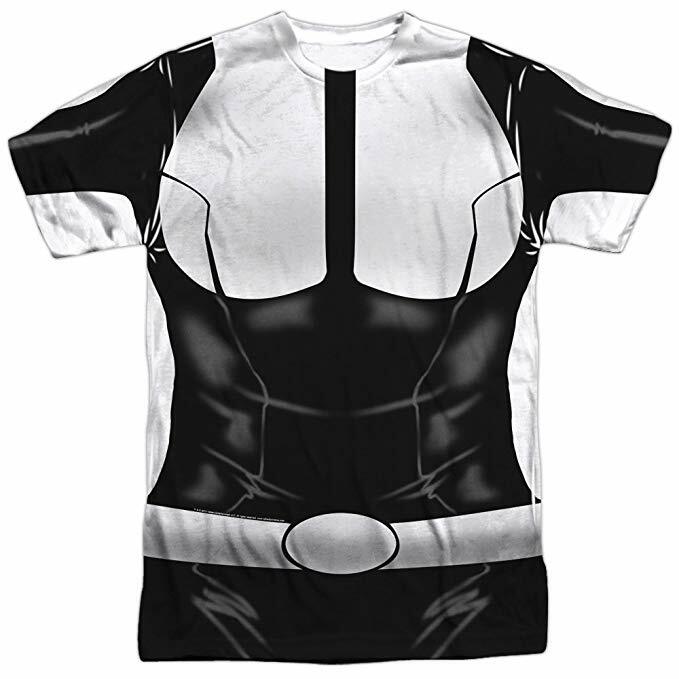 Trevco Men’s Doctor Mirage Mirgae Uniform Double Sided Adult T-Shirt Med