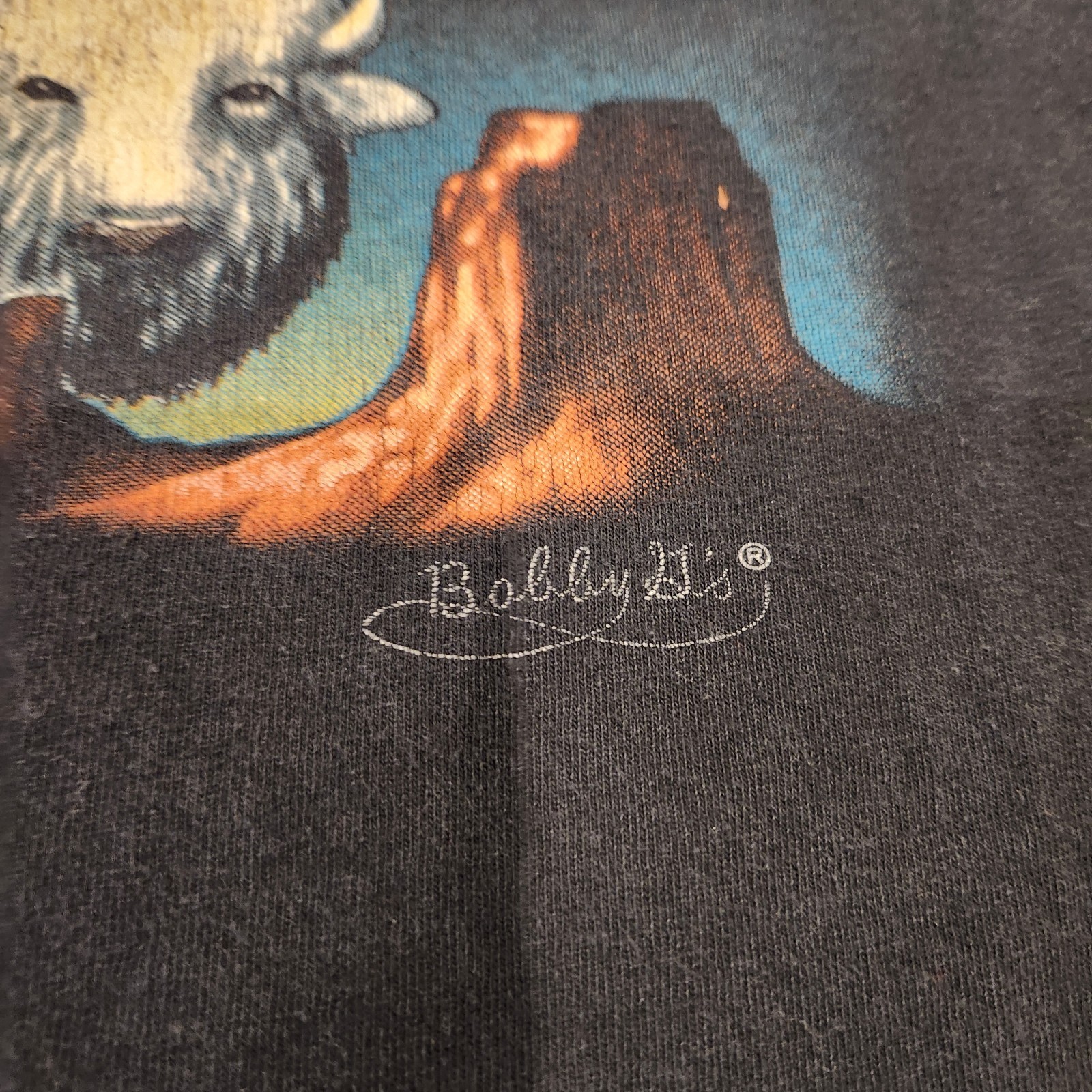 1989 Native American Indian Bison Trinity Products Shirt M Single Stitch USA