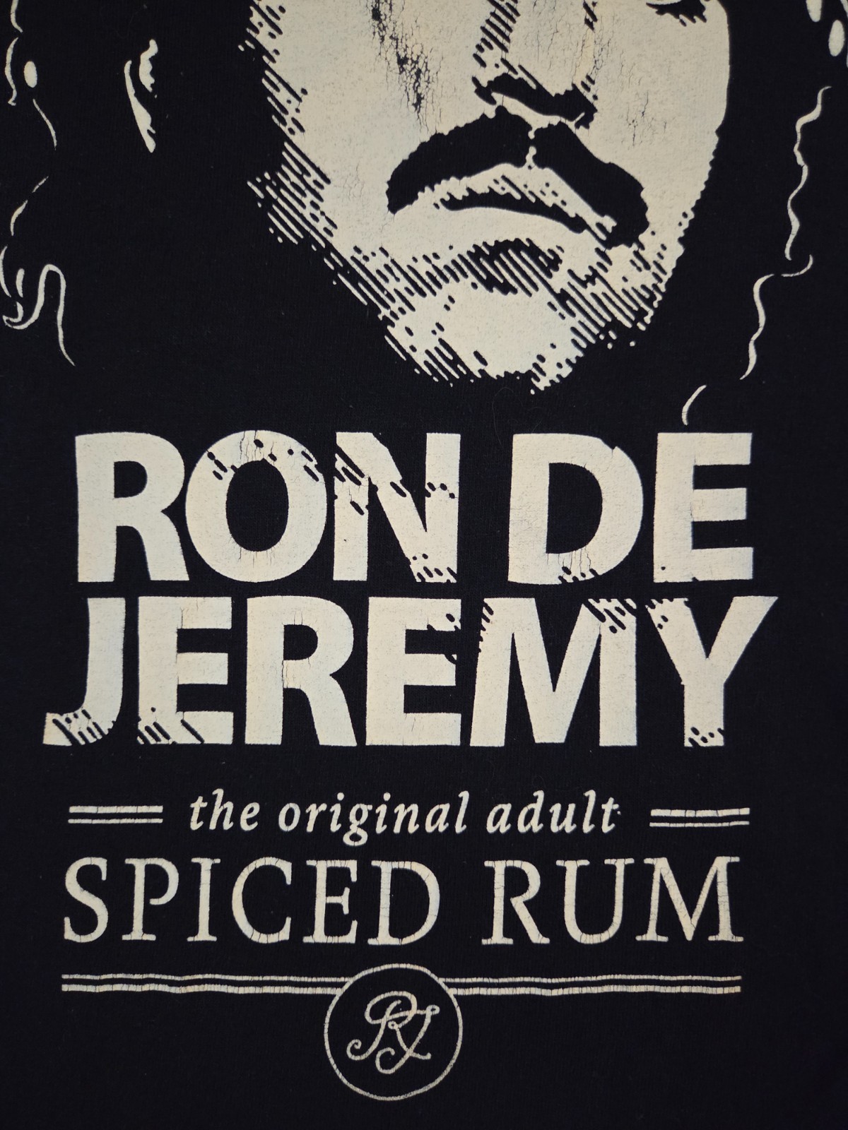 RON JEREMY Ron De Jeremy Spiced Rum “FOR ADULTS ONLY” PROMO T shirt Gildan XL