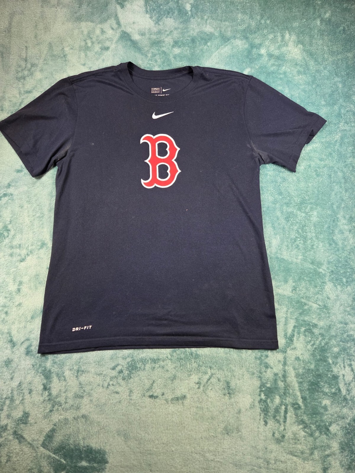 Nike Boston Red Sox Dri-FIT MLB Genuine Merchandise T-Shirt Navy Men’s M