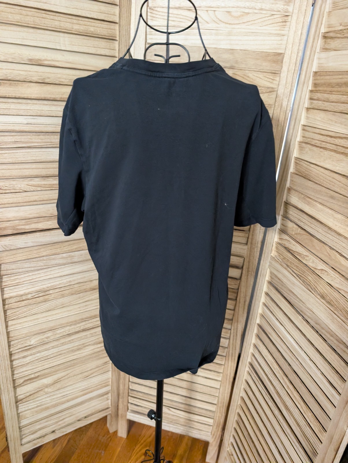 Kenneth Cole Active Tech Crew Neck Short Sleeve T-Shirt UPF 50+ Black Sz Small