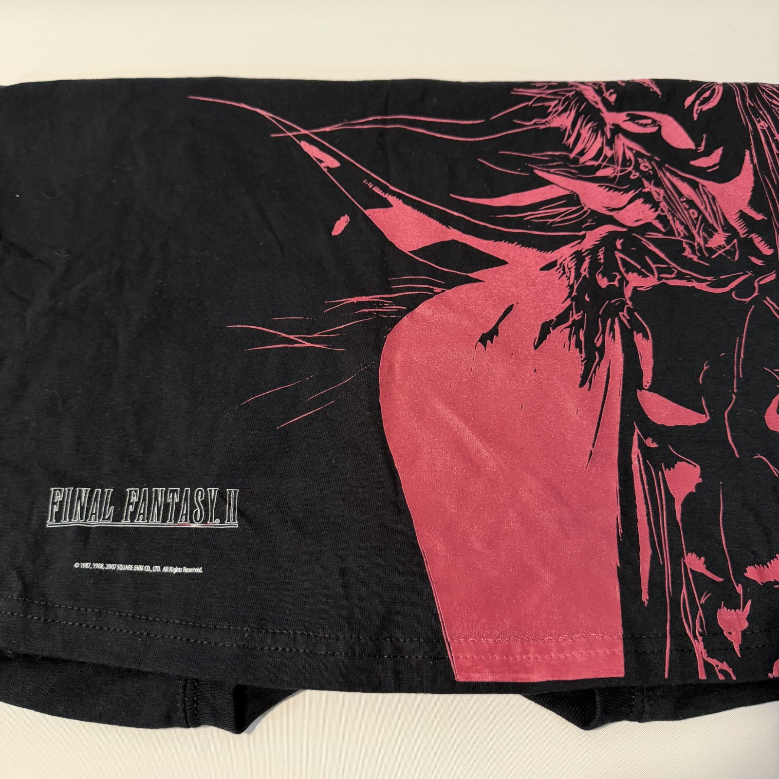 Final Fantasy II Playstation PSP Launch Promo T Shirt Size Large Square Enix