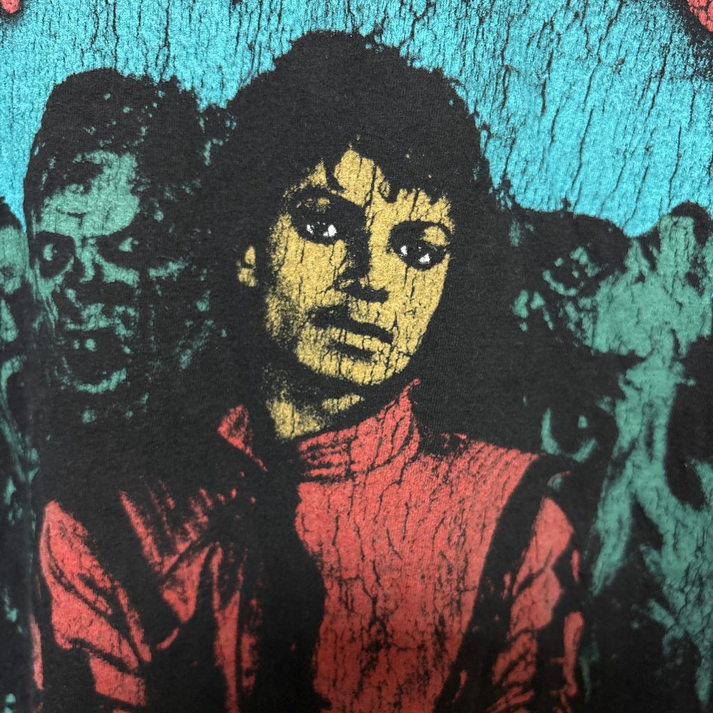 【Bravado】 00s Michael Jackson Thriller MV マイケルジャクソン スリラー ミュージックビデオTシャツ S-5658