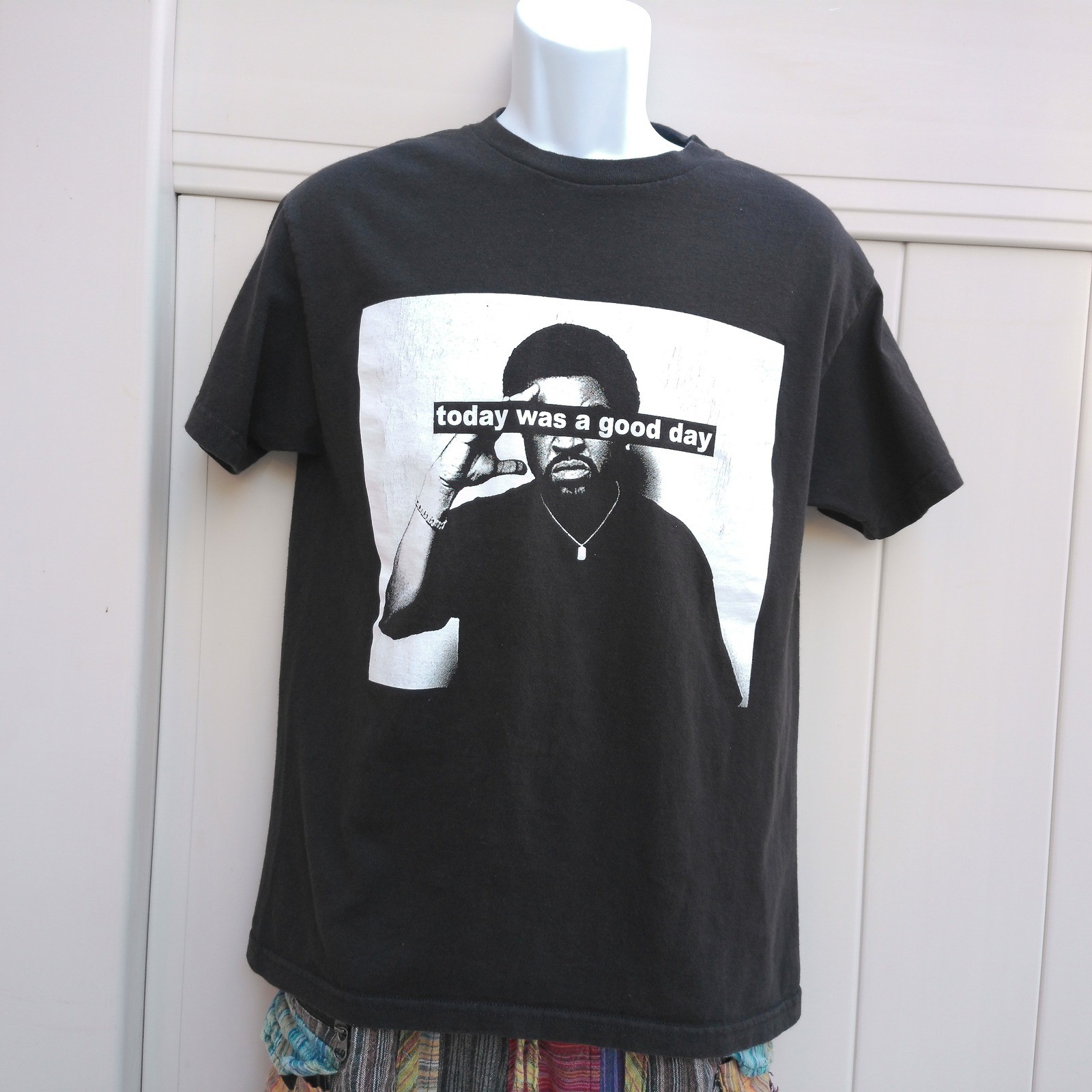 Ice Cube Today Was a Good Day Rap Tee Black Graphic Shirt Men’s Medium