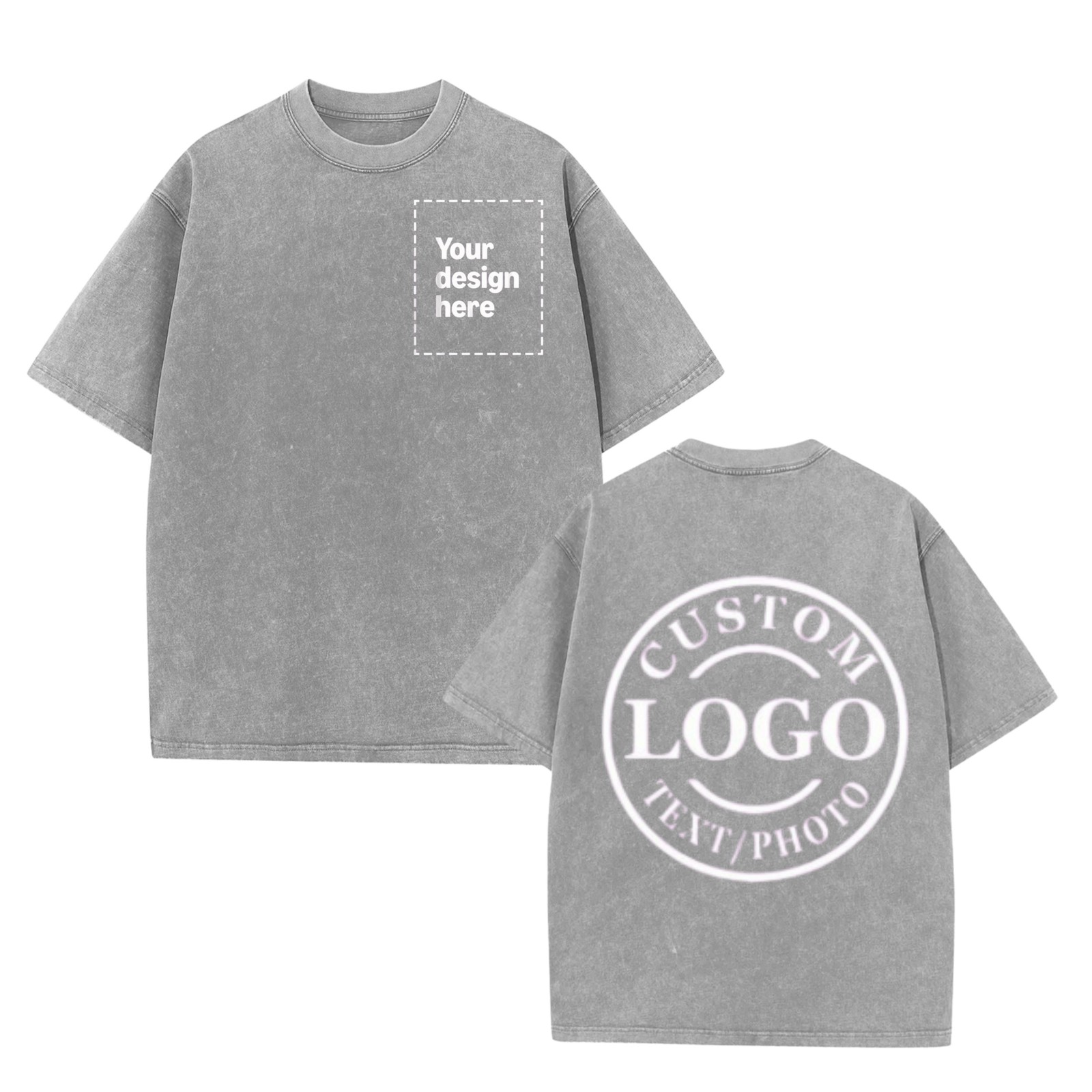 Custom Dog Mom Pet Parent Identity T‑Shirt Partial Double Sided Daily Casual Tee