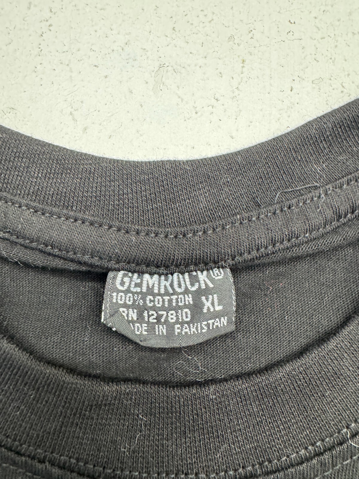 Gemrock Black Basic Short Sleeve Shirt Mens Size XL