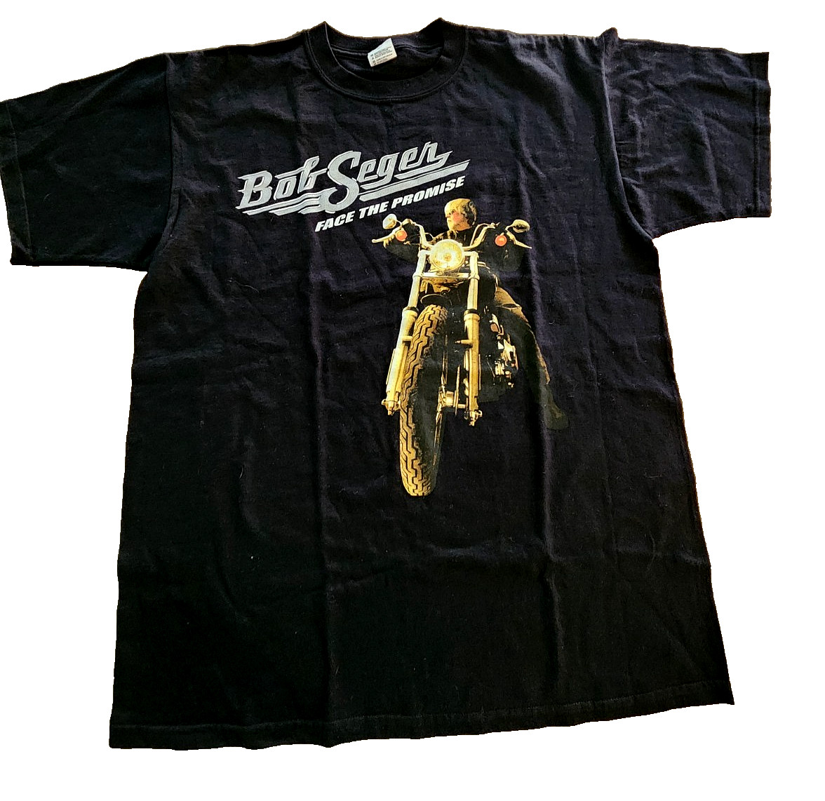 Bob Seger Face the Promise North American Tour Concert Anvil T-shirt Large READ
