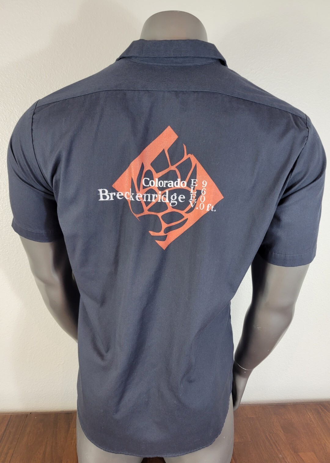 Men’s Dickies Work Shirt Size Large Breckenridge CO Apres Handcrafted Libations