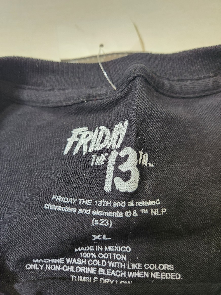 Friday The 13th Jason Lives Black T-Shirt XL New