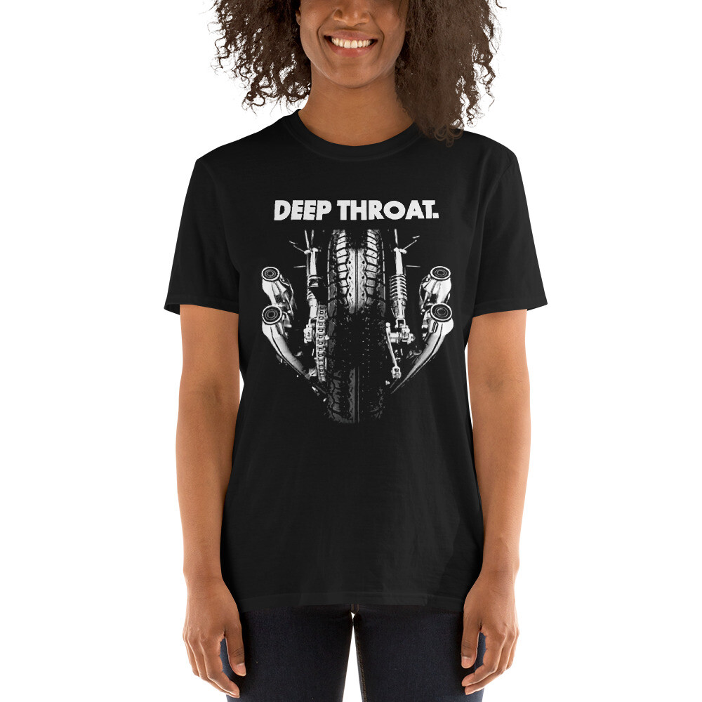 CB750 CB550 CB500 CB400 CB350 “Deep Throat” ad Short-Sleeve Unisex T-Shirt