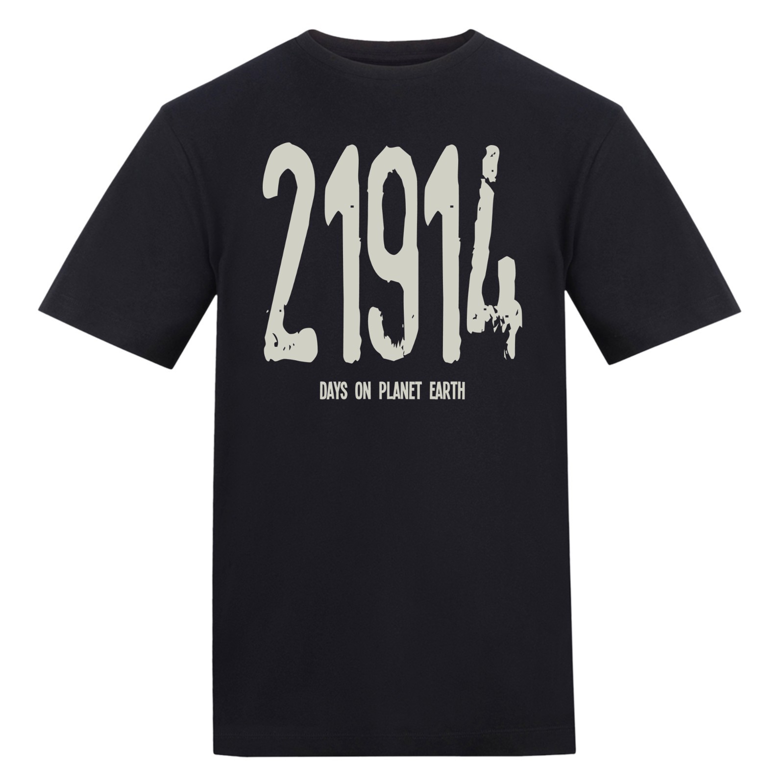 21914 Days on Planet Earth 60th Birthday Hand Printed T-Shirt Gift Size S-5XL