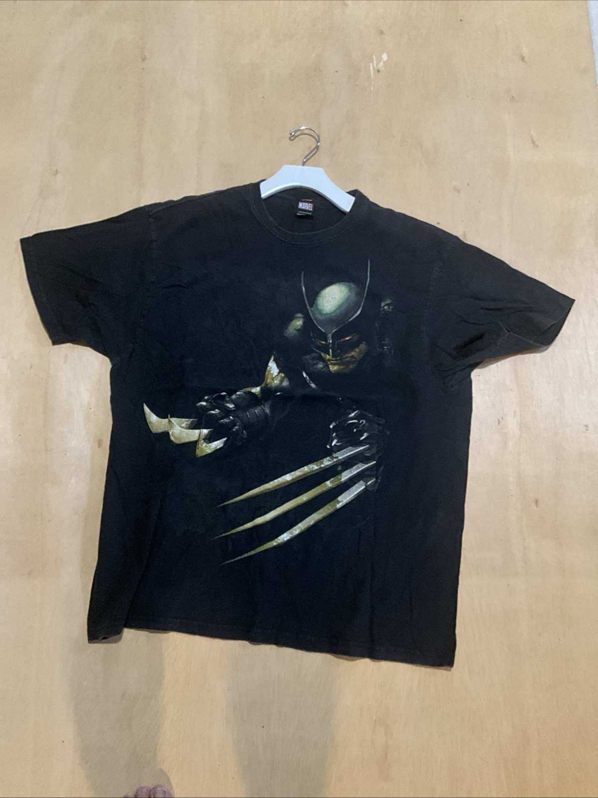 Vintage Y2K Wolverine Men’s T Shirt Marvel Mad Engine X-Men Black Size XXL