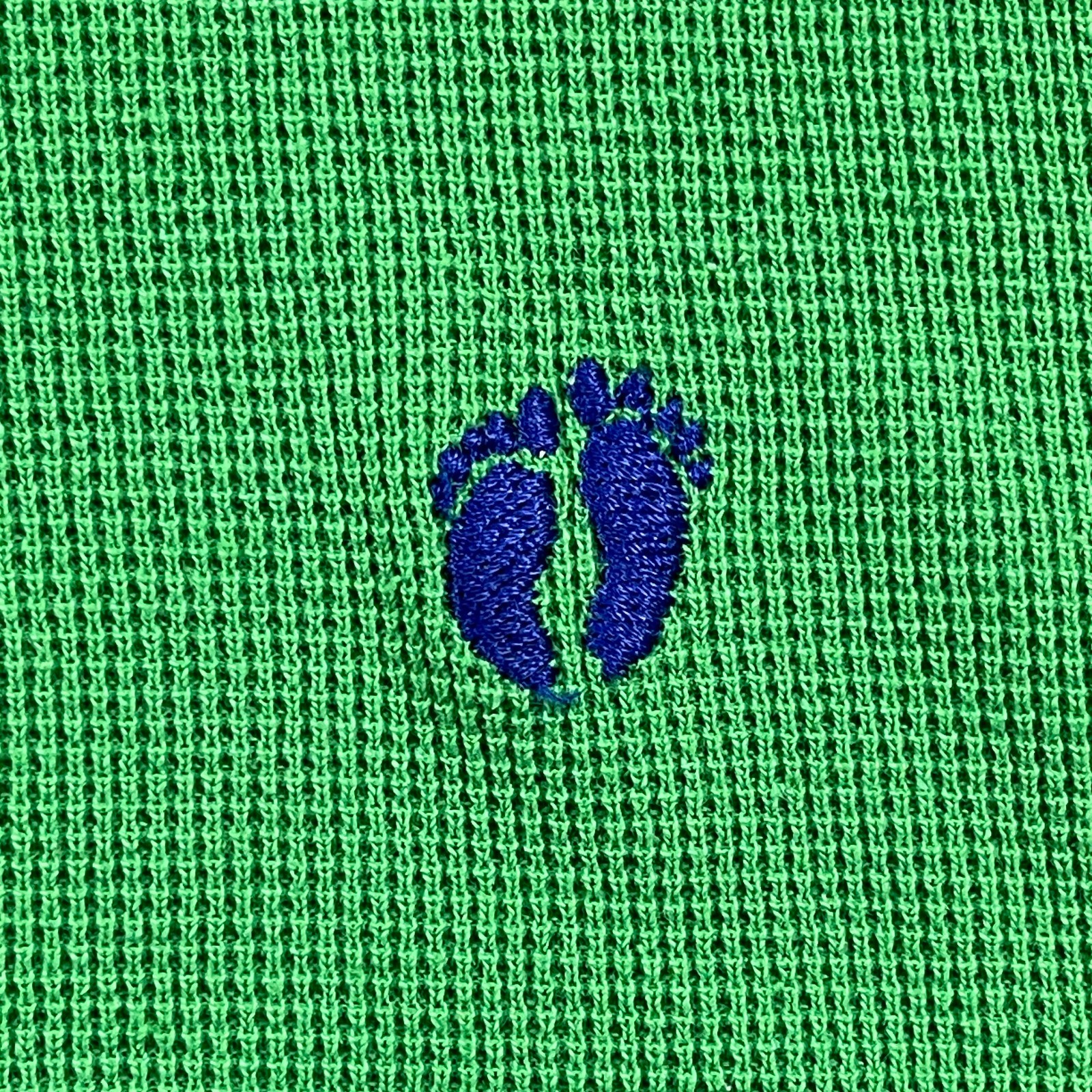 Vintage 80s Hang-Ten Waffle Knit Raglan Shirt TEENS XS 14×18 Green White