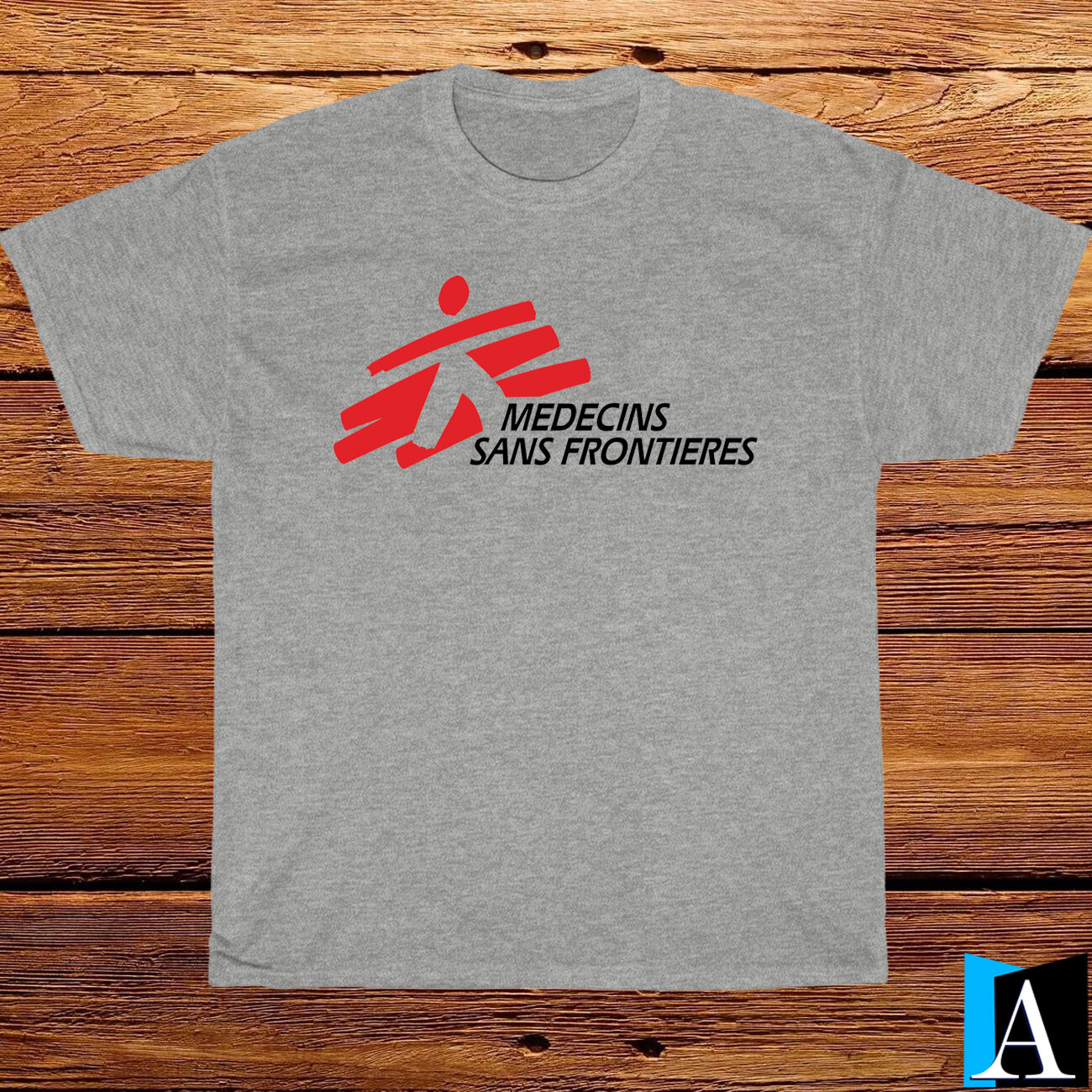 New Shirt MSF Medecins Sans Frontieres Logo White/Grey/Black/Navy T-shirt S-5XL