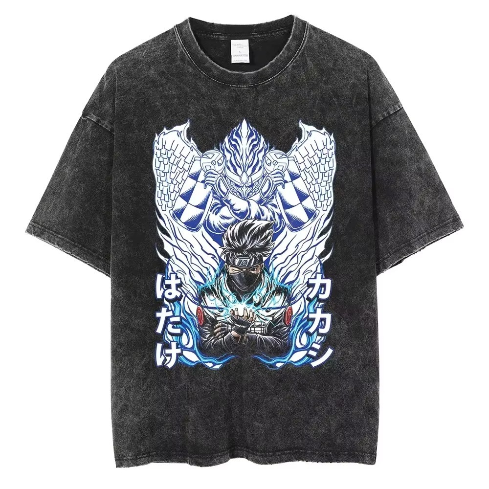 New Hip Hop Vintage T-shirt Men Streetwear Harajuku Japanese Anime 2026 Print Te