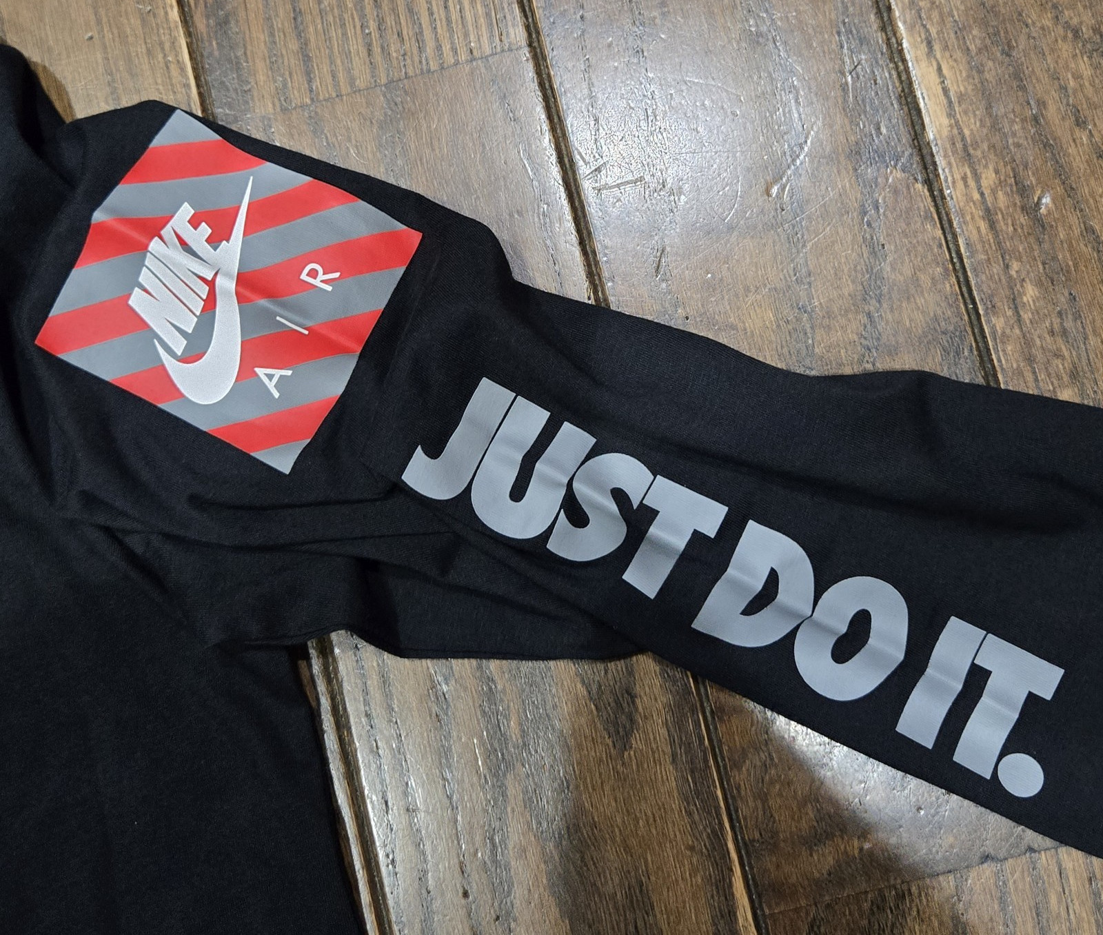 Nike Sportswear NSW Swoosh By Air Long Sleeve Black Shirt Men’s XL NWT