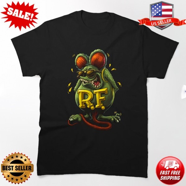 Rat Fink Hot Rod Cool Spooky Rat Rod For Car Guys Classic T-Shirt S-5XL