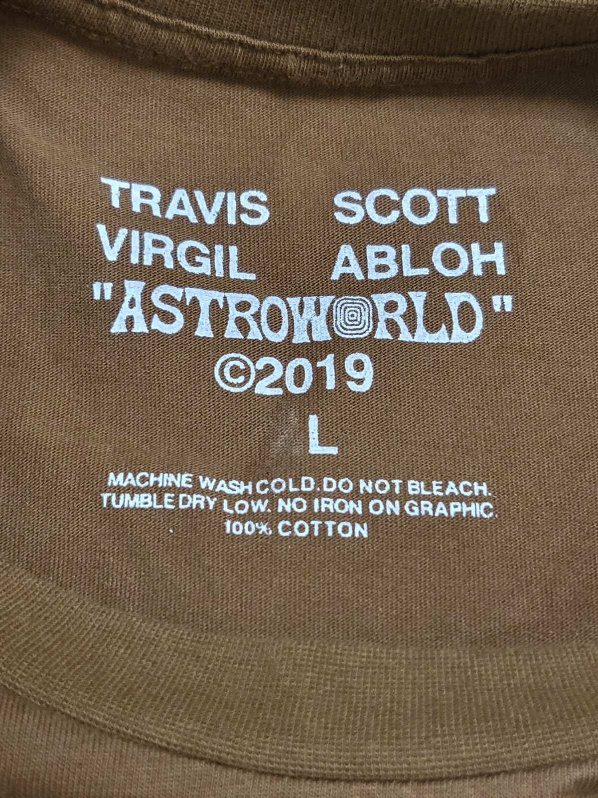 Virgil Abloh x Travis Scott Size Large Friends And Family