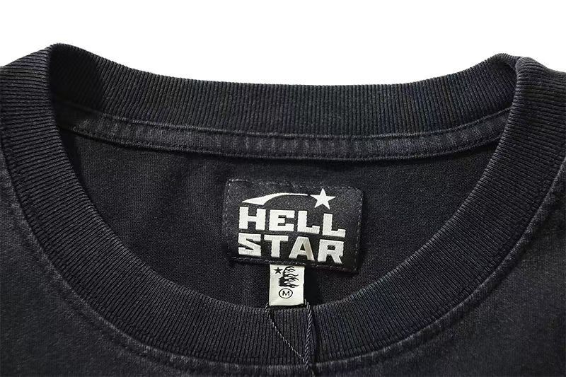 Hellstar loose retro pure cotton T-shirt men’s and women’s set