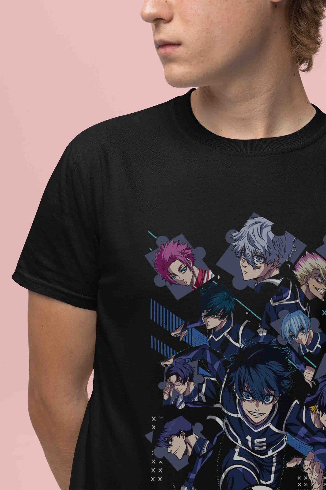 Blue Lock Shirt Isagi Tshirt Rin T-Shirt Bachira Sport Anime Nagi Barou Ball Tee