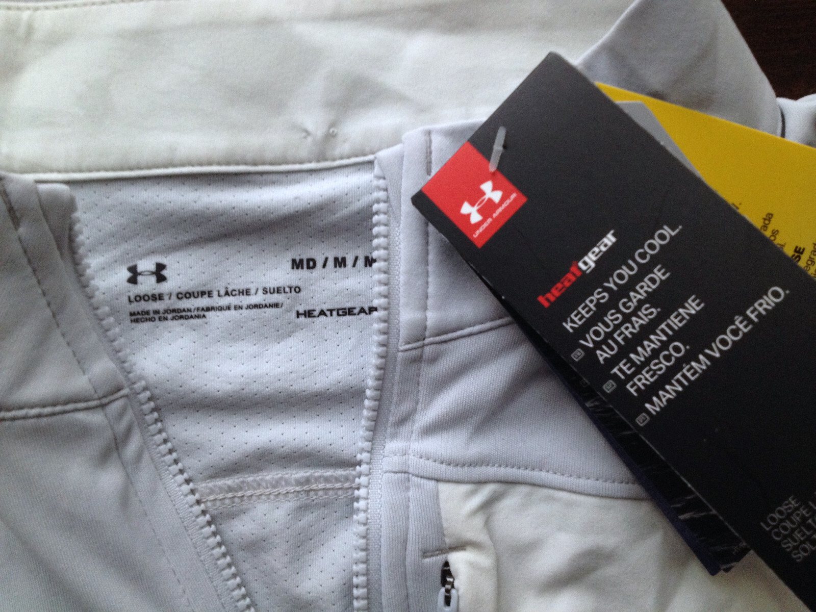 【New】Under Armour Men’s【UA Tech 1/2 Zip UPF 50 Pullover T-Shirt】Light Grey @M