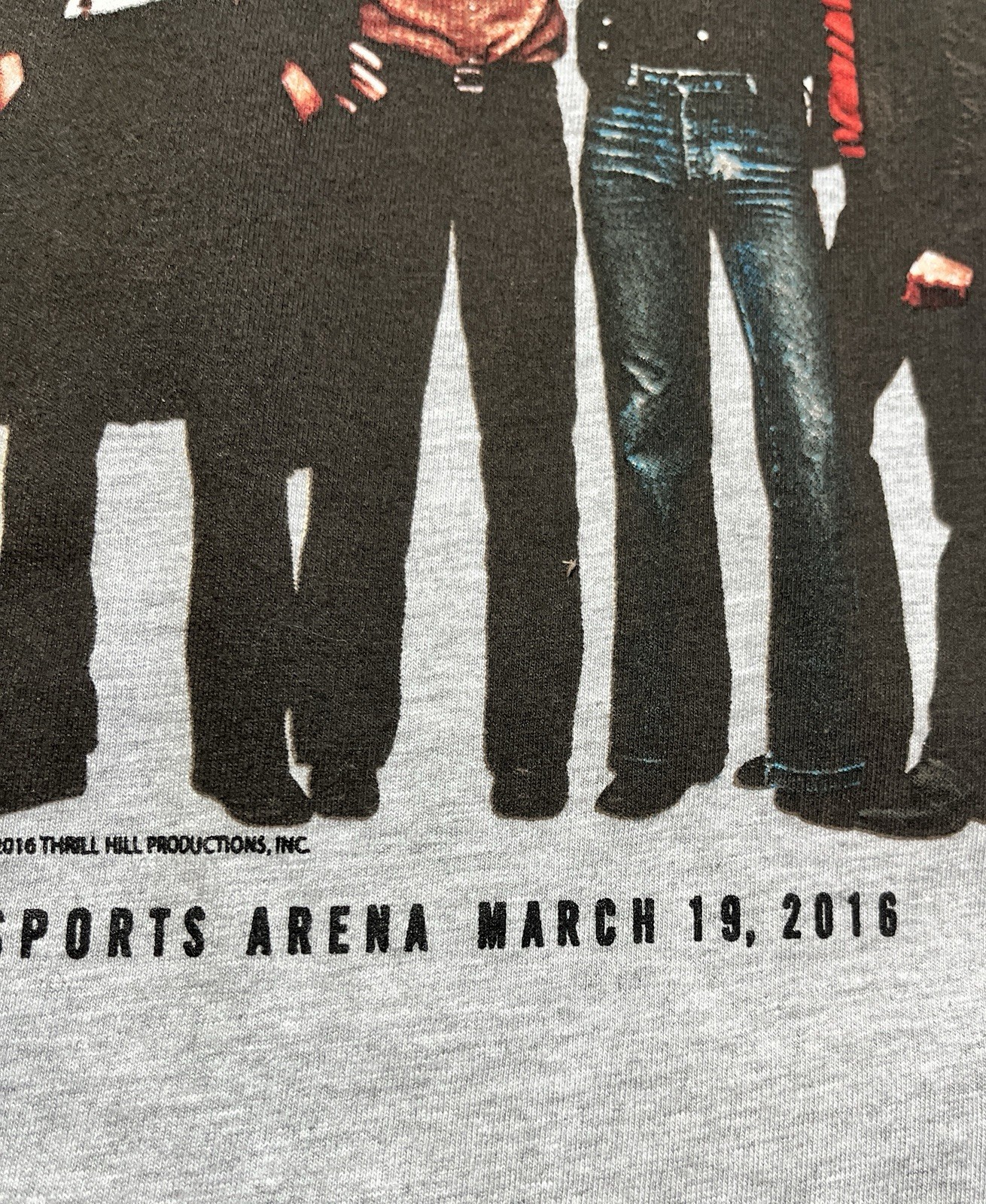 Bruce Springsteen ‘The River Tour 2016’ Los Angeles ladies boxy T shirt NWOT