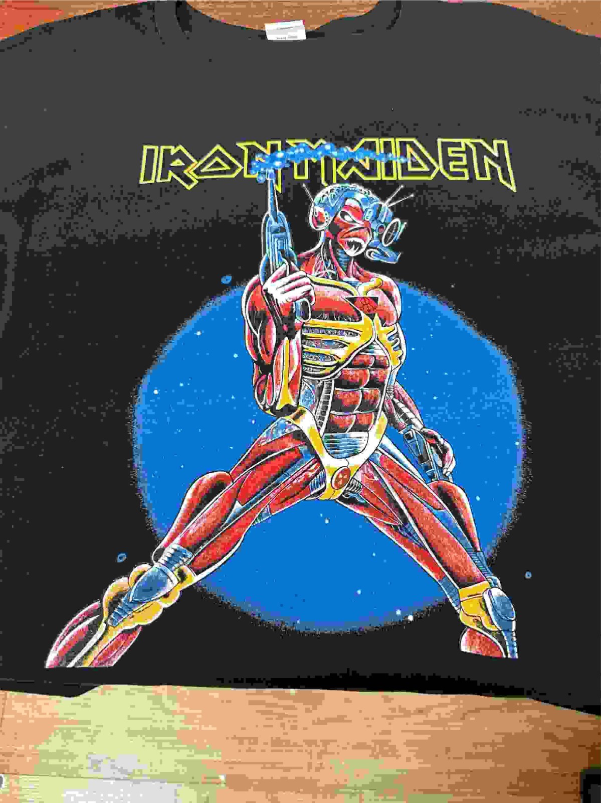 Iron Maiden – Somewhere on Tour 1987 Black T-Shirt Size S to 2XL