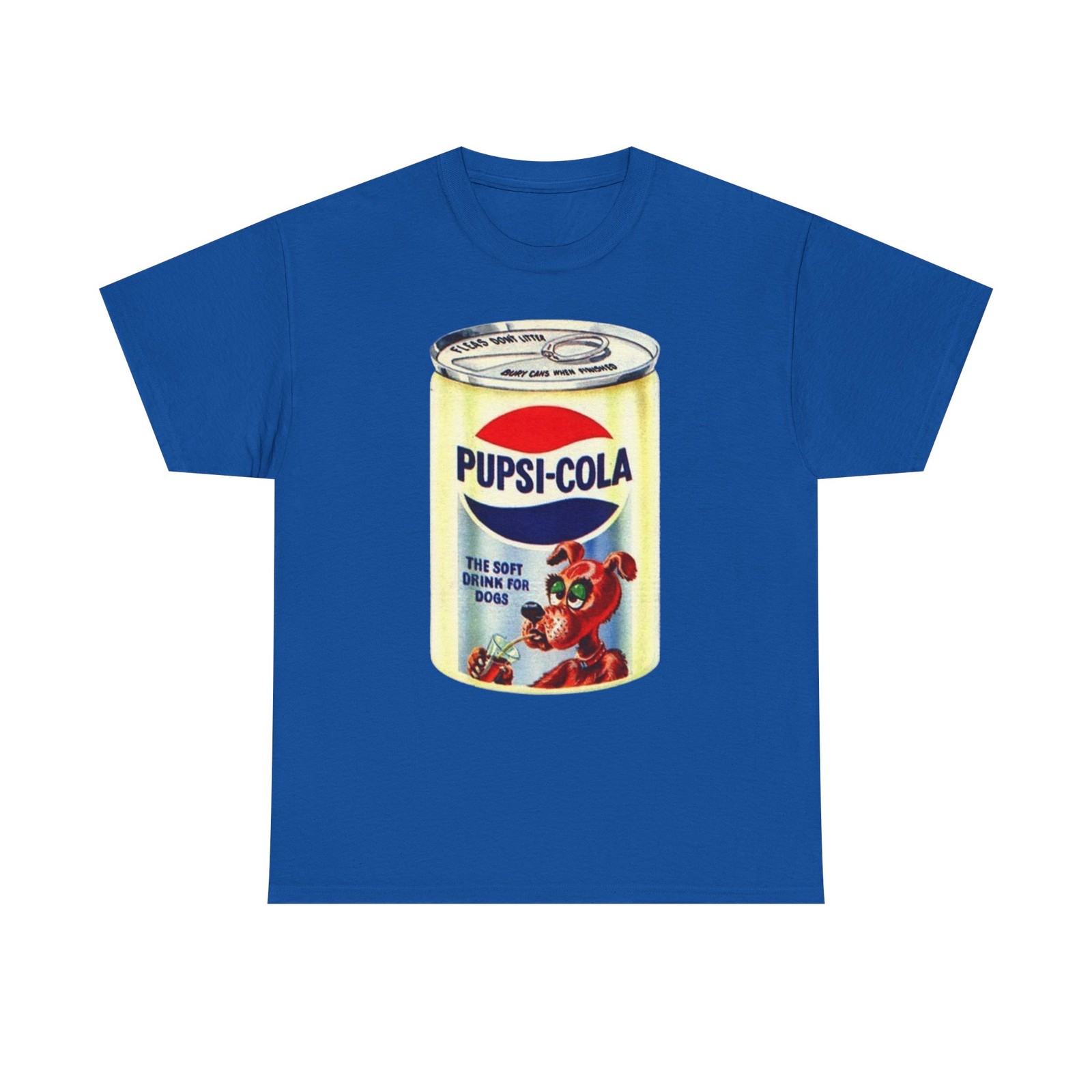 Wacky Packages Pupsi-Cola Can Printed T-Shirt Funny Pepsi-cola Parody