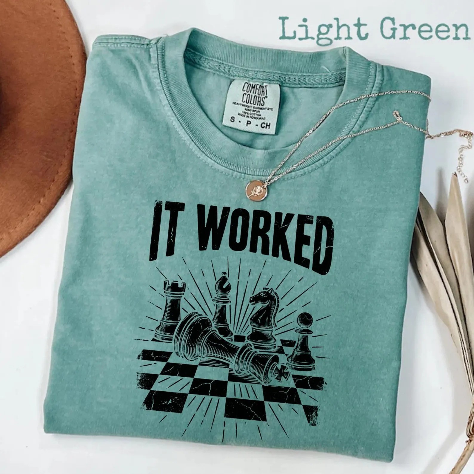 It Worked Shirt, Funny Chess Player Tee, Vintage Checkmate T-Shirt