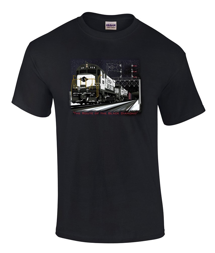 Lehigh Valley Railroad Snow Birds Authentic Railroad T-Shirt [91]
