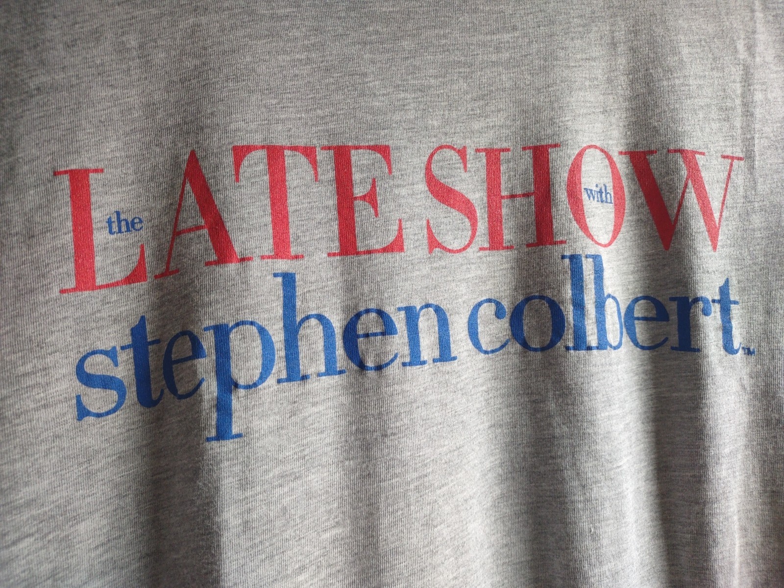 Official Authentic Late Show With Stephen Colbert T-Shirt Unisex Small Comfy Tee