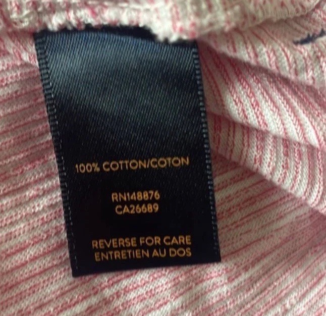 Good Man Brand Striped Victory V Notch Tee Nwt