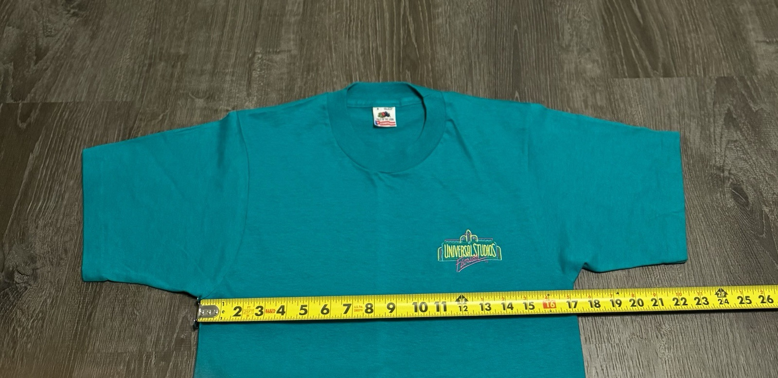 Vintage 80s Universal Studios T Shirt—MADE IN USA—Single Stitch Embroidered Logo
