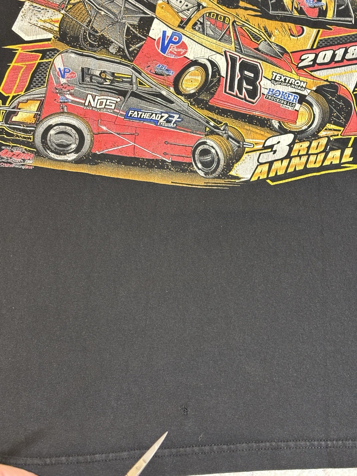 2018 3rd Annual VP Racing Fuels Gateway Dirt Nationals Racing 2 Sided Tee Size L