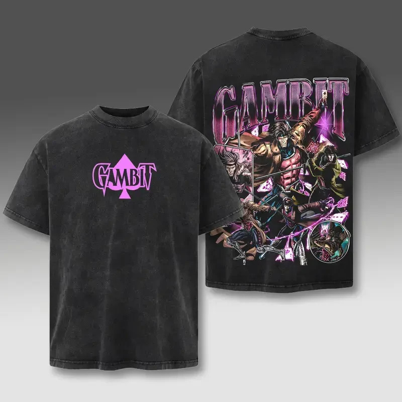 Gambit V2 T-Shirt, Character Comics TV Series Graphic Design Unisex